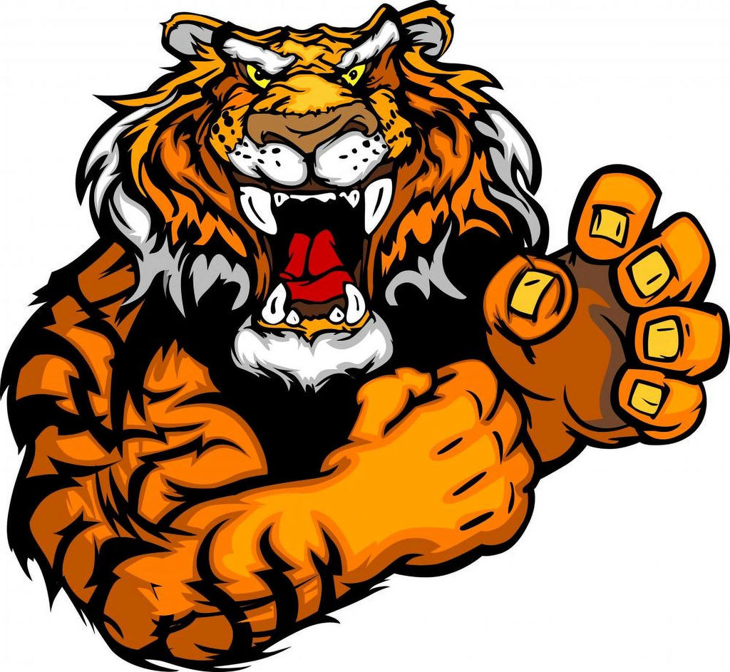 Tiger Wall Decal Peel and Stick Graphic (24 in W x 22 in H) T37765