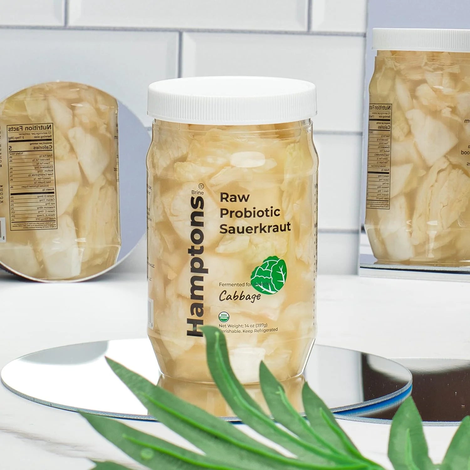 16 Oz Pack of 4 Organic Unpasteurized Sauerkraut H930