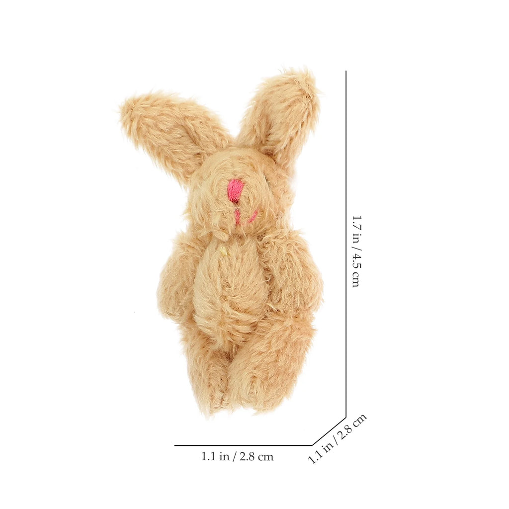 5pcs Miniature Plush Doll Figurines E5678