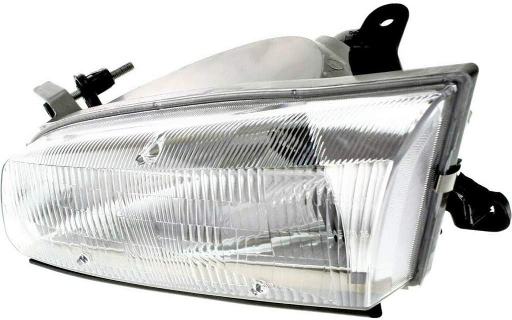 Driver Side Halogen Headlight Assembly for Toyota Camry 1997 1998 1999, Pack of 2 F7178