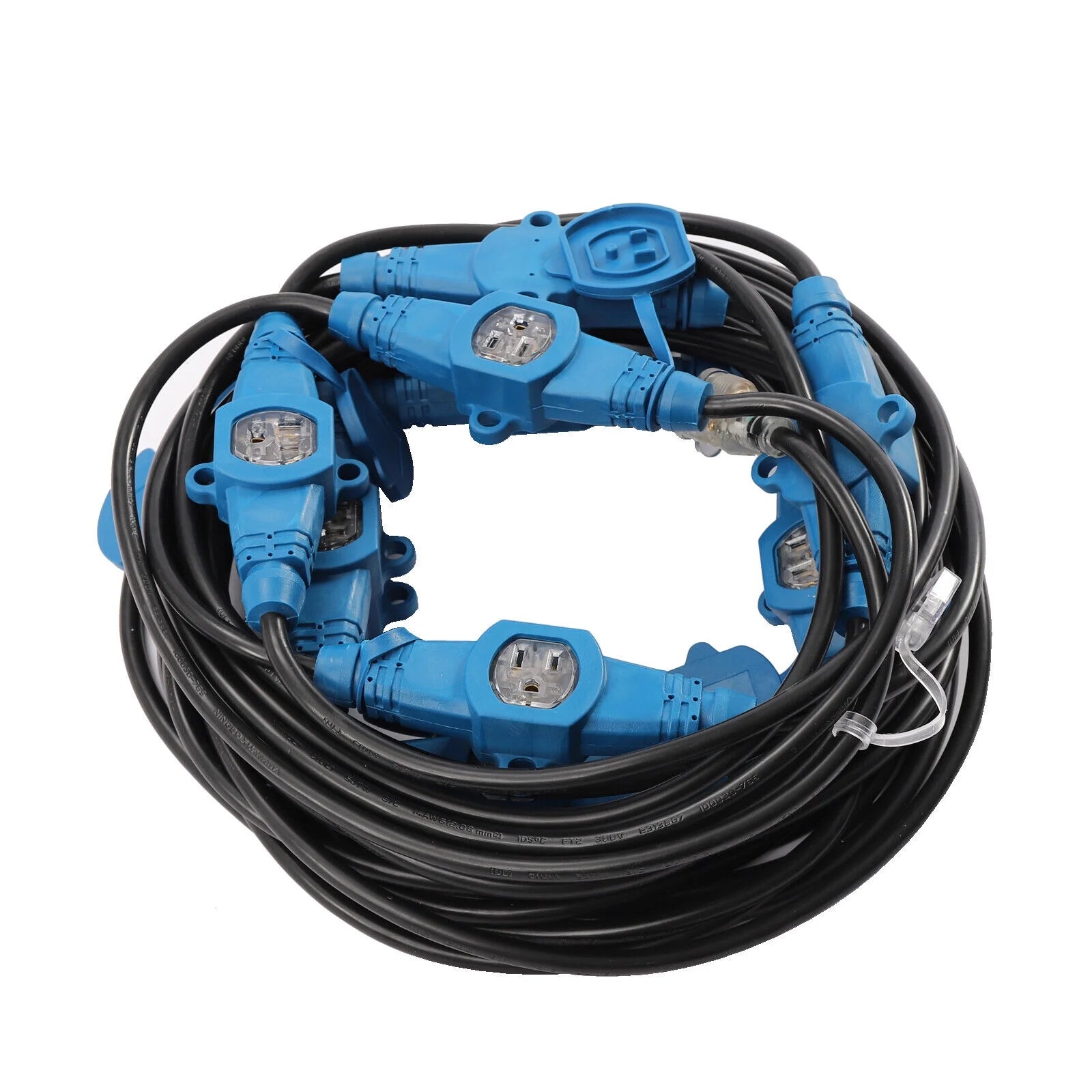50FT Extension Power Cord with 7/10/11 Outlets Q449