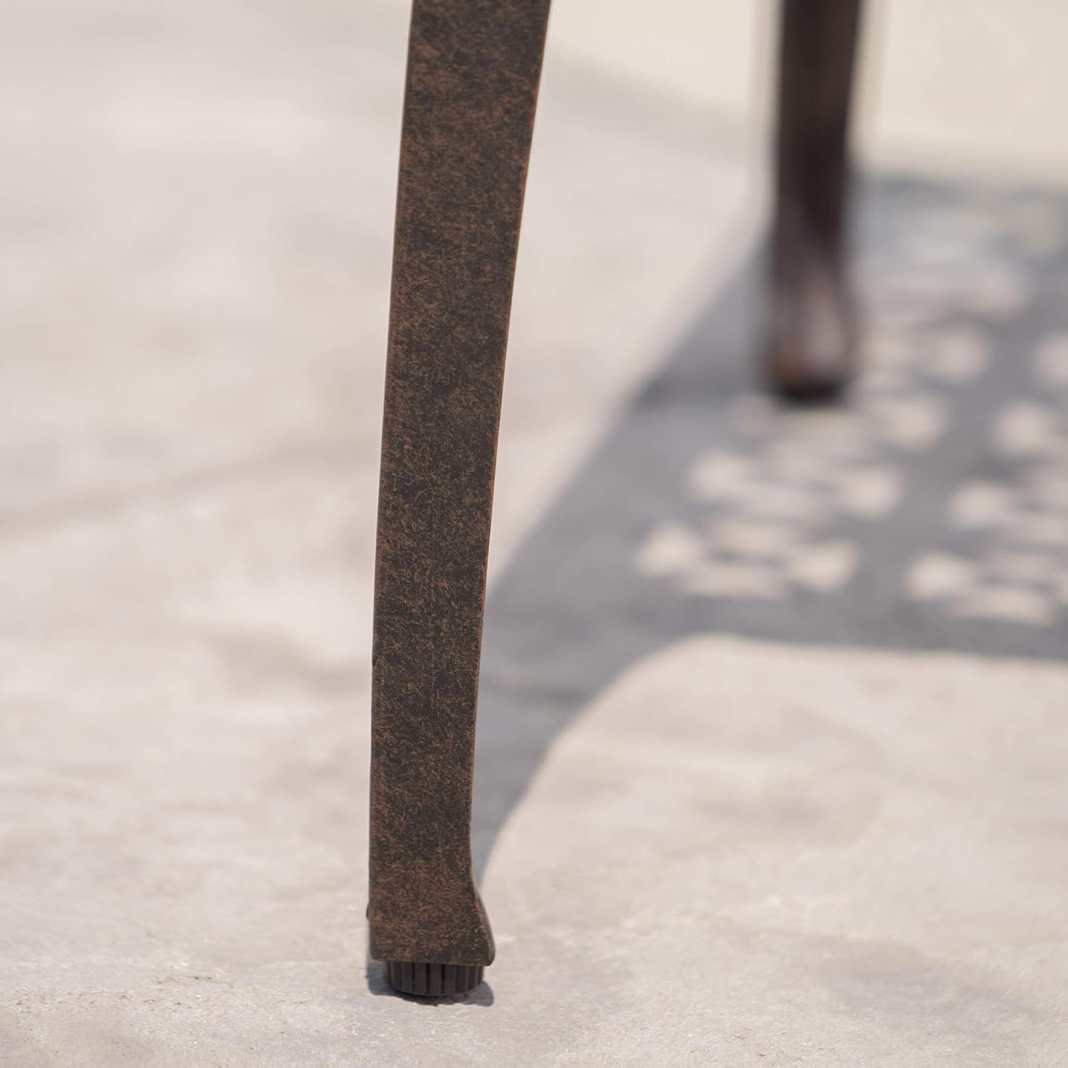 Bronze Finished Cast Aluminum Side Table M5990