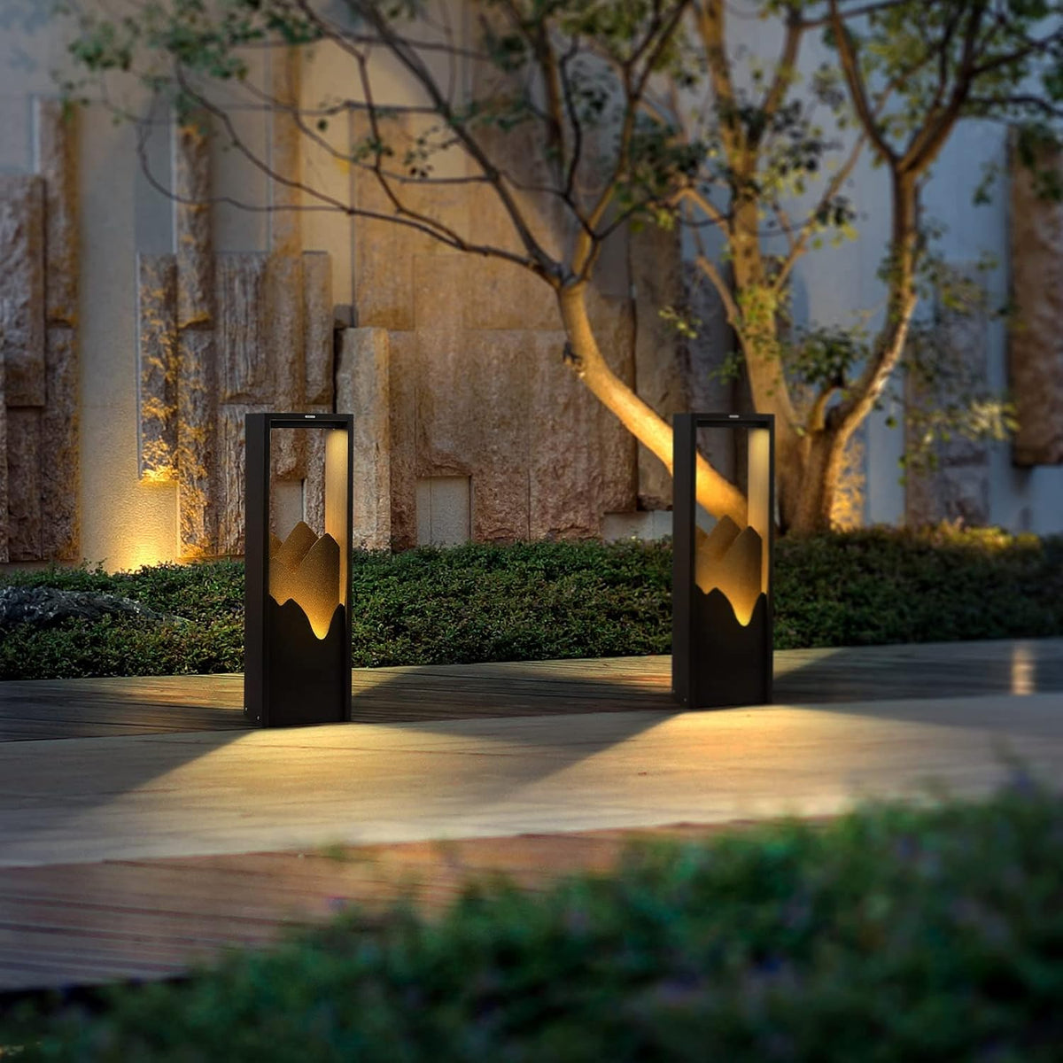 Stainless Steel 26 Inches LED Outdoor Bollard Light W362