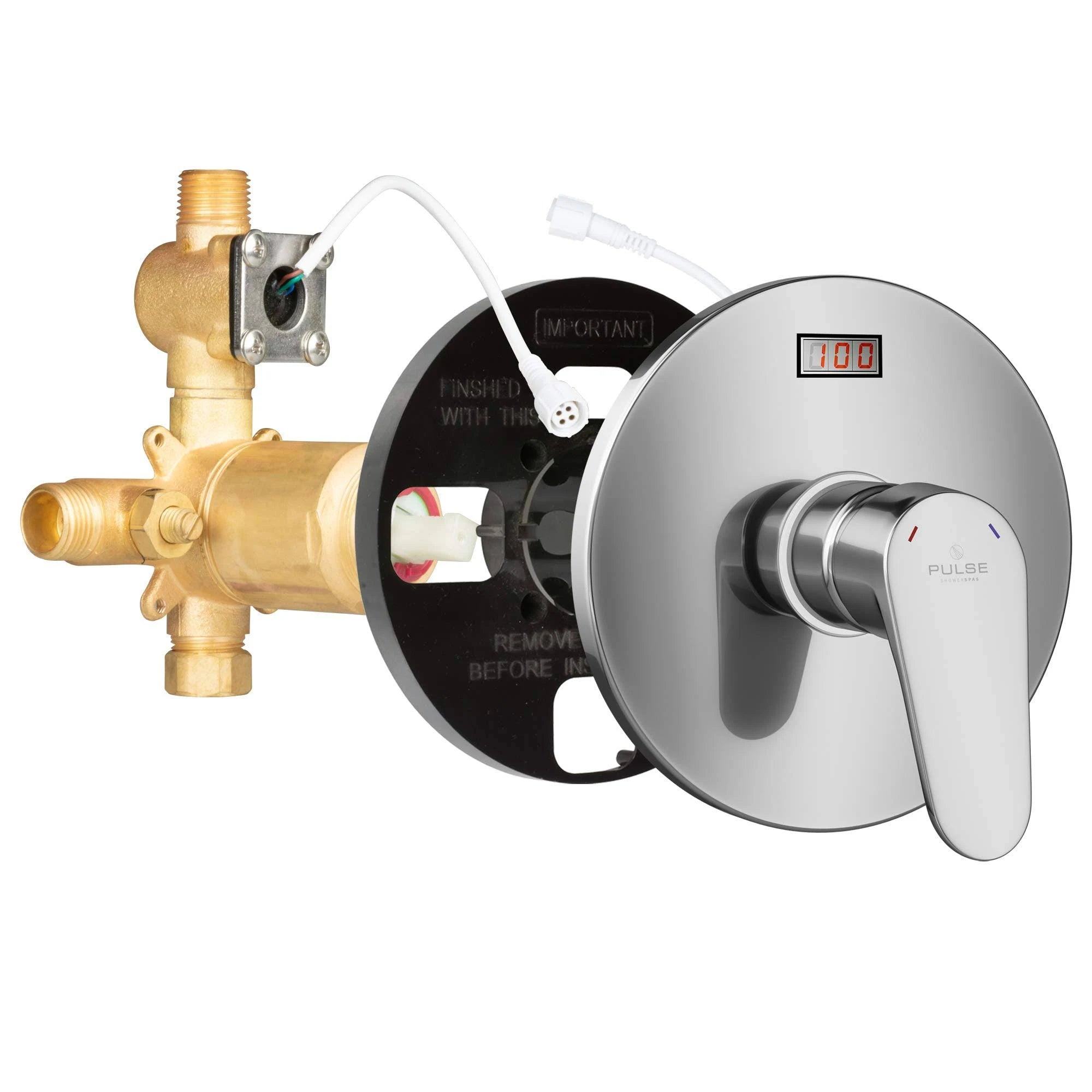 Chrome Pressure Balance Shower Trim Kit K3342