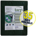 Green/Silver 8-mil Poly Tarp R839