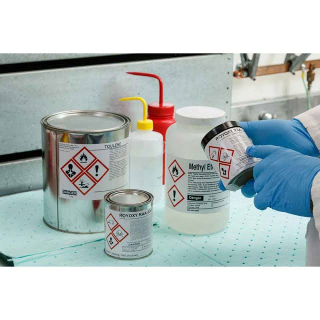 GHS Polyester Labels R272140