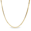 Yellow Gold Box Chain with Lobster Clasp F20957