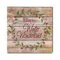 Winter Wonderland Wreath Gallery Wrapped Canvas 10x10 X724