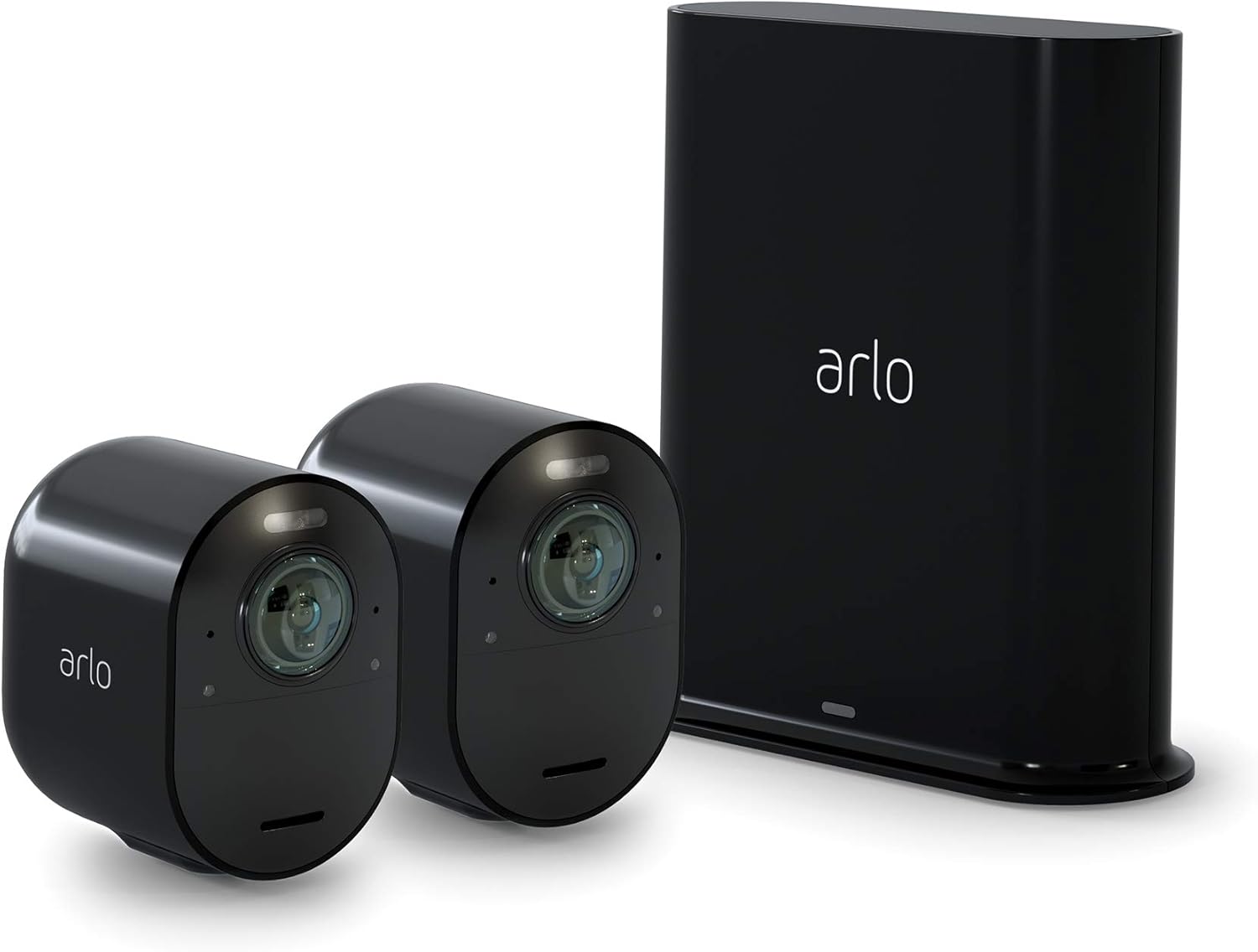 Black 4K Wireless Security Camera System O146120