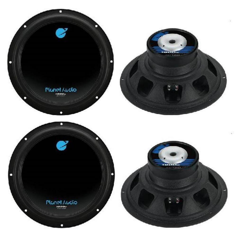 4 New Planet Audio AC12D 12x22 7200W Car Audio Subwoofers C14312