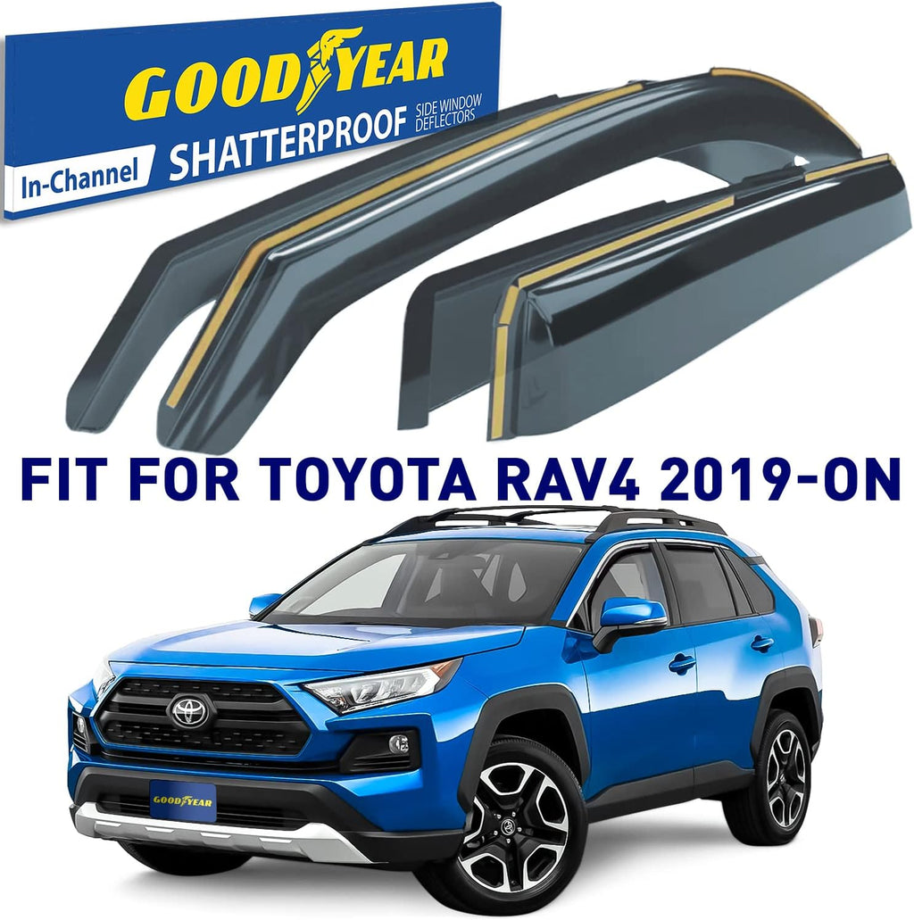 4 pcs In-Channel Window Deflectors for Toyota RAV4 2019-2022 Y97792