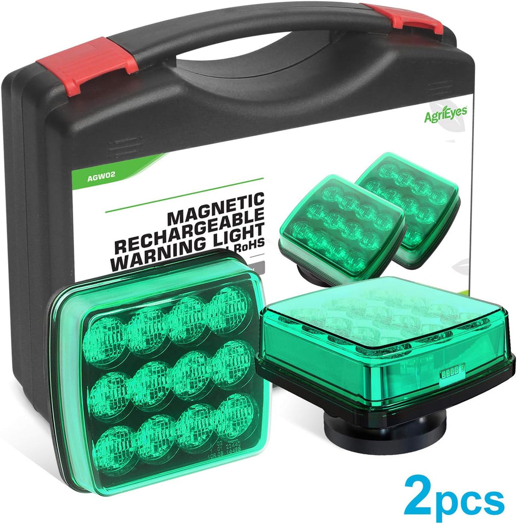 Blue Rechargeable Magnetic Strobe Light, Pack of 2 C2789