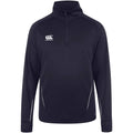 Navy 1/4 Zip Mid Layer Training Top W810