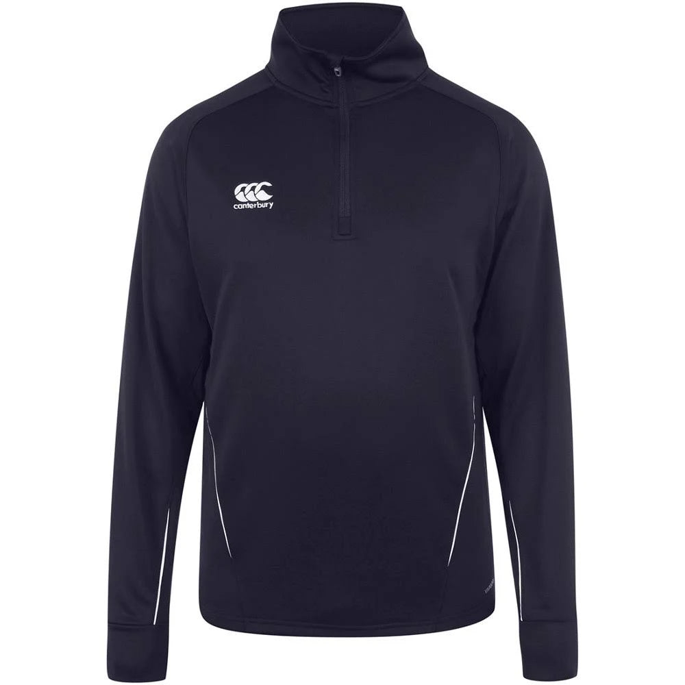 Navy 1/4 Zip Mid Layer Training Top W810