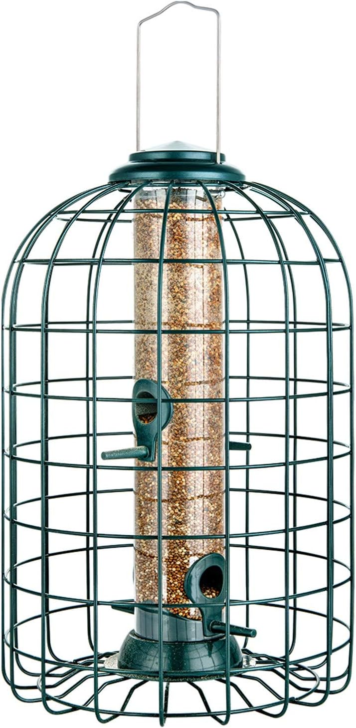 Copper Finish Hanging Wild Bird Seed Feeder, 8 Inch, Pack of 2 X860843