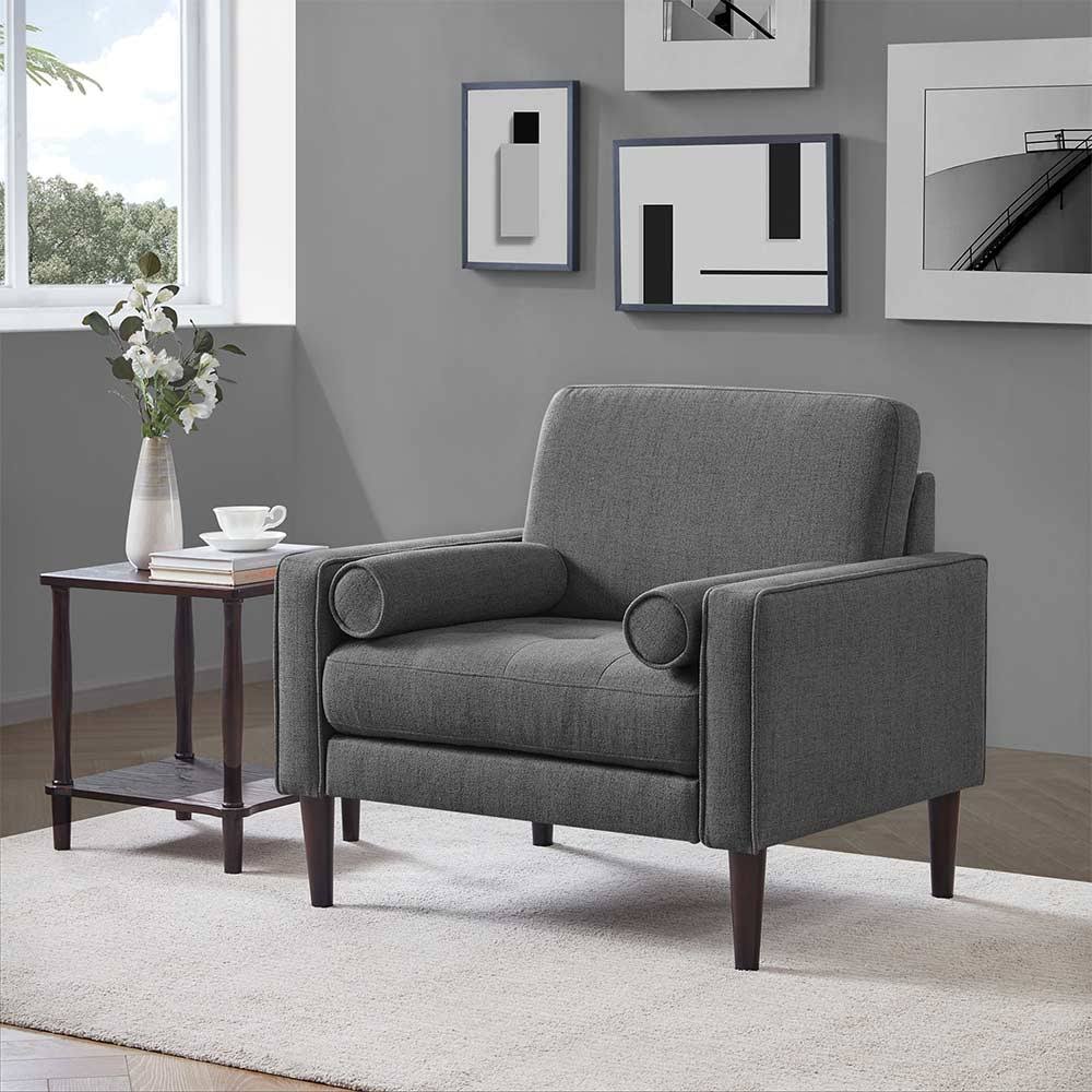 Navy Blue Wingback Chair A9048