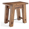 Industrial Wood End Table O53240