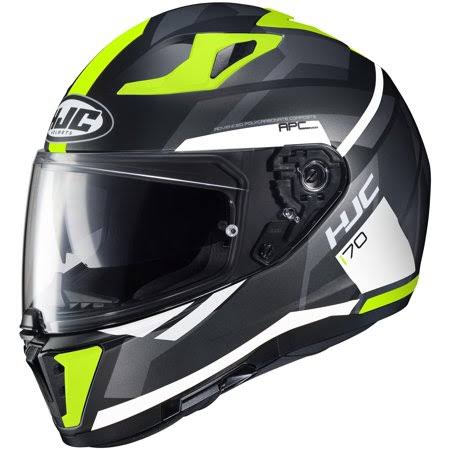 Orange/Black Motorcycle Helmet, Large O967