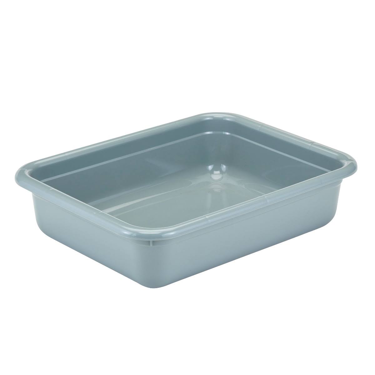 15 in x 20 in Gray Flat Bottom Bus Box U8426