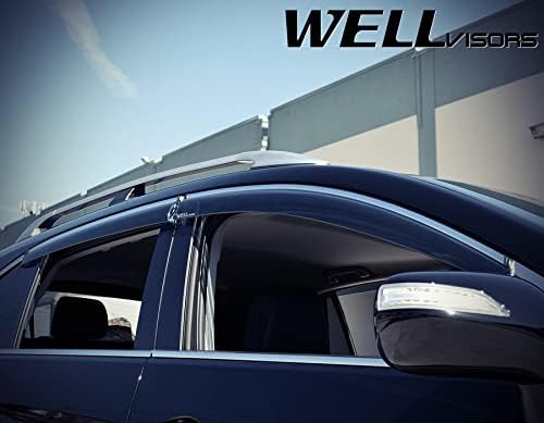 Chrome Trim Window Visors for Acura RDX Z235