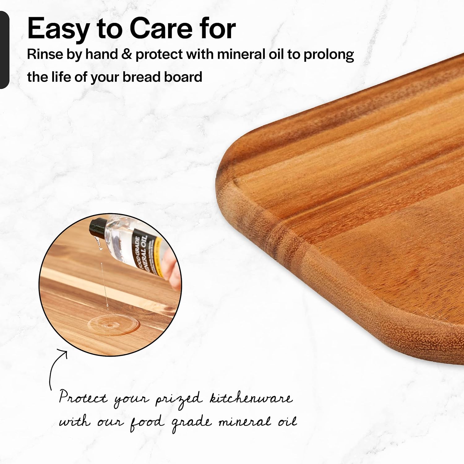 Acacia Wood Bread Board 36 x 10 inch Cutting Board P341730