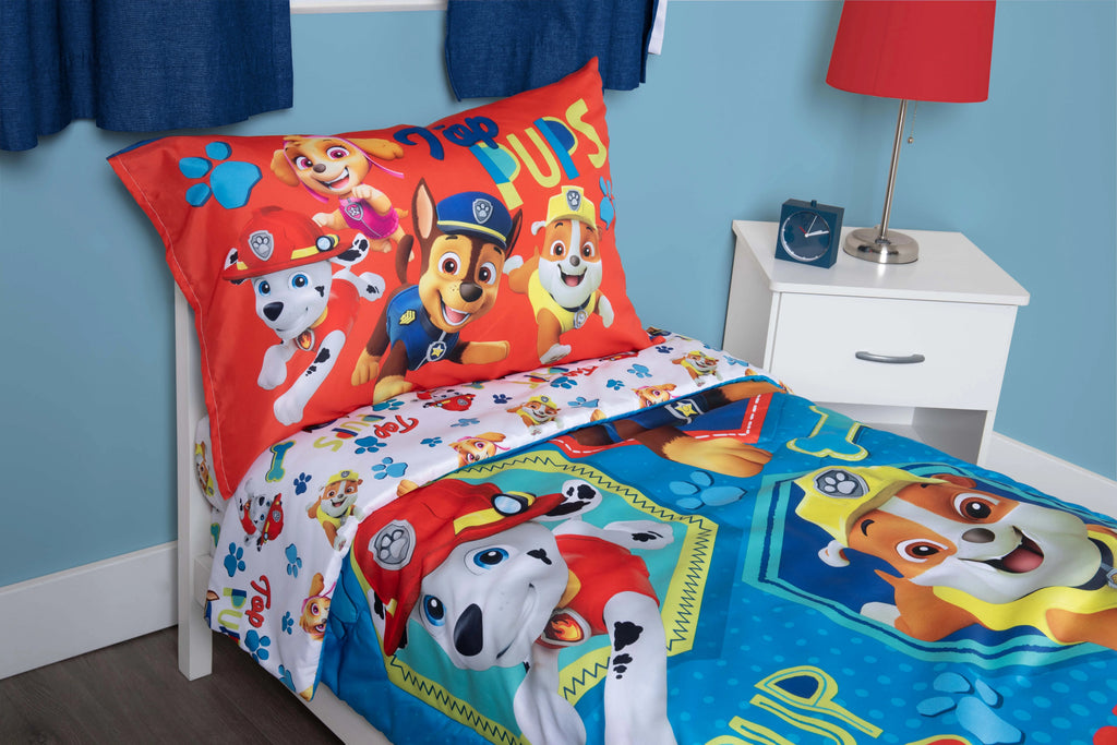Blue 4-Piece Toddler Bedding Set B986672