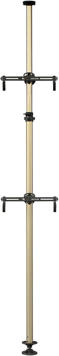 Floor to Ceiling Indoor 2 Bike Bicycle Vertical Dual Hanger Parking Rack Storage Pole Stand X380178