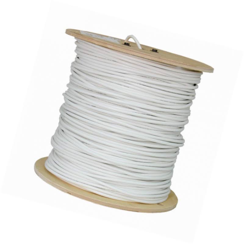 White Plenum Rated Coaxial Cable 1000ft C9916