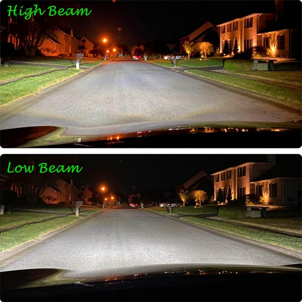 6500K Xenon White LED Headlights Bulbs Pack of 2 C370346