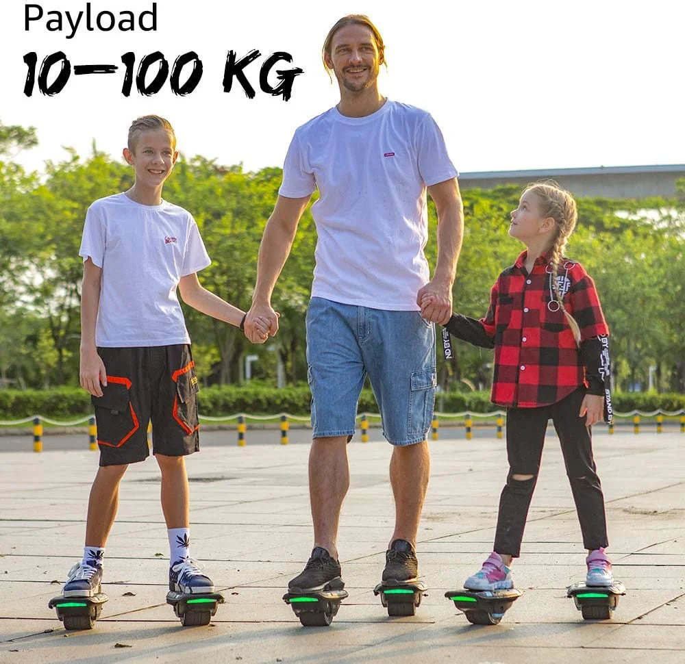 Electric Roller Skate Hoverboard with LED Lights J447871