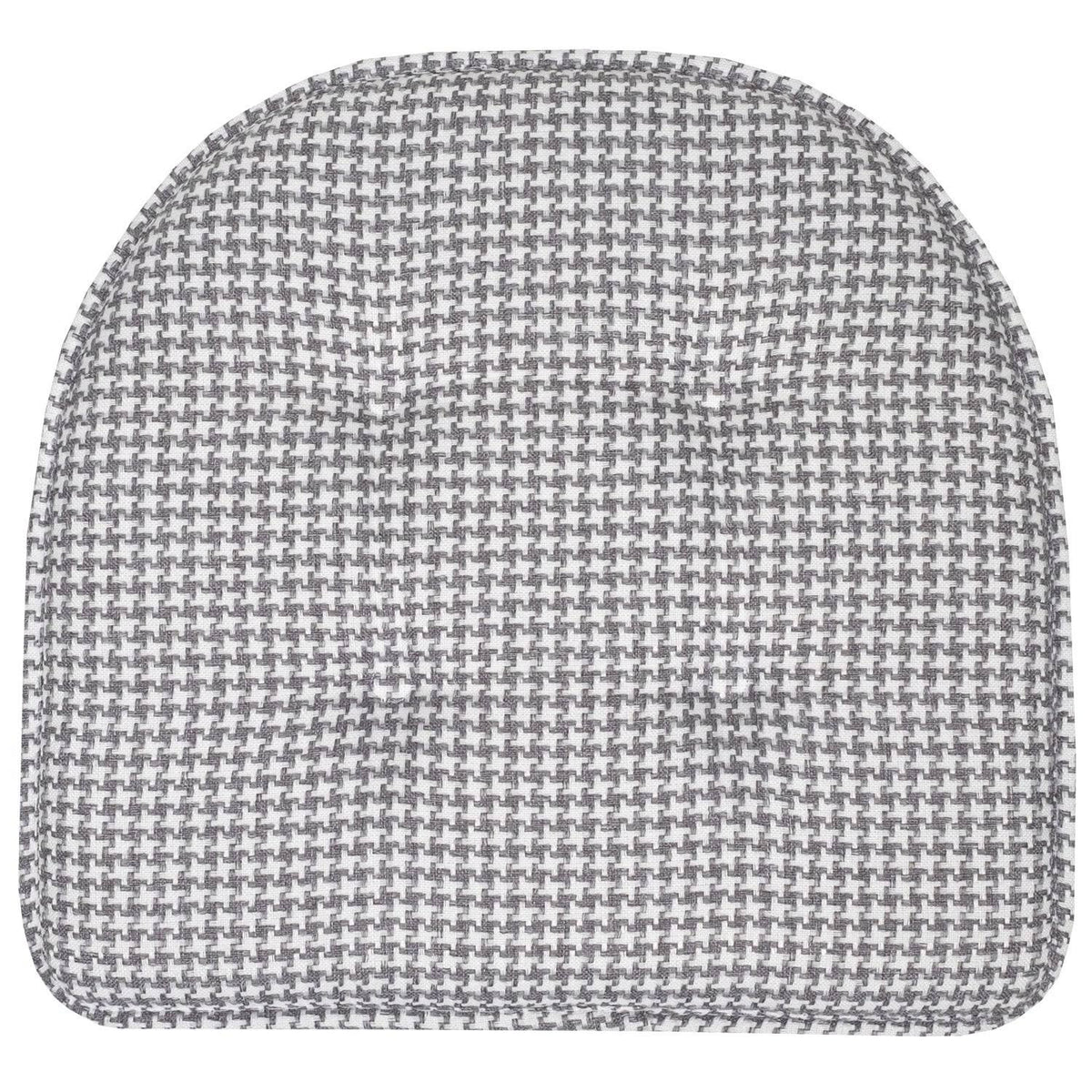 Red Houndstooth U-Shaped Memory Foam Chair Pad Set of 12 J8166