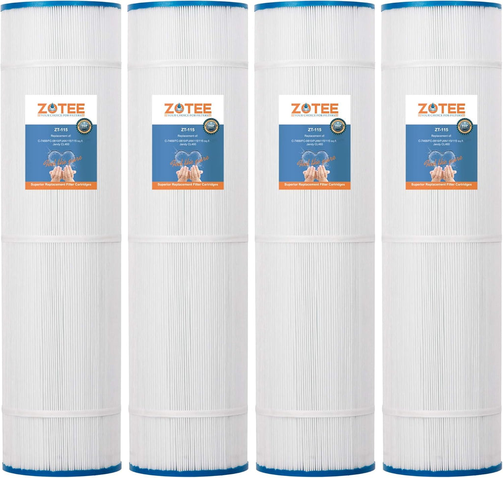 4 Pack 115 Sq.Ft Pool Filter Cartridge W12669