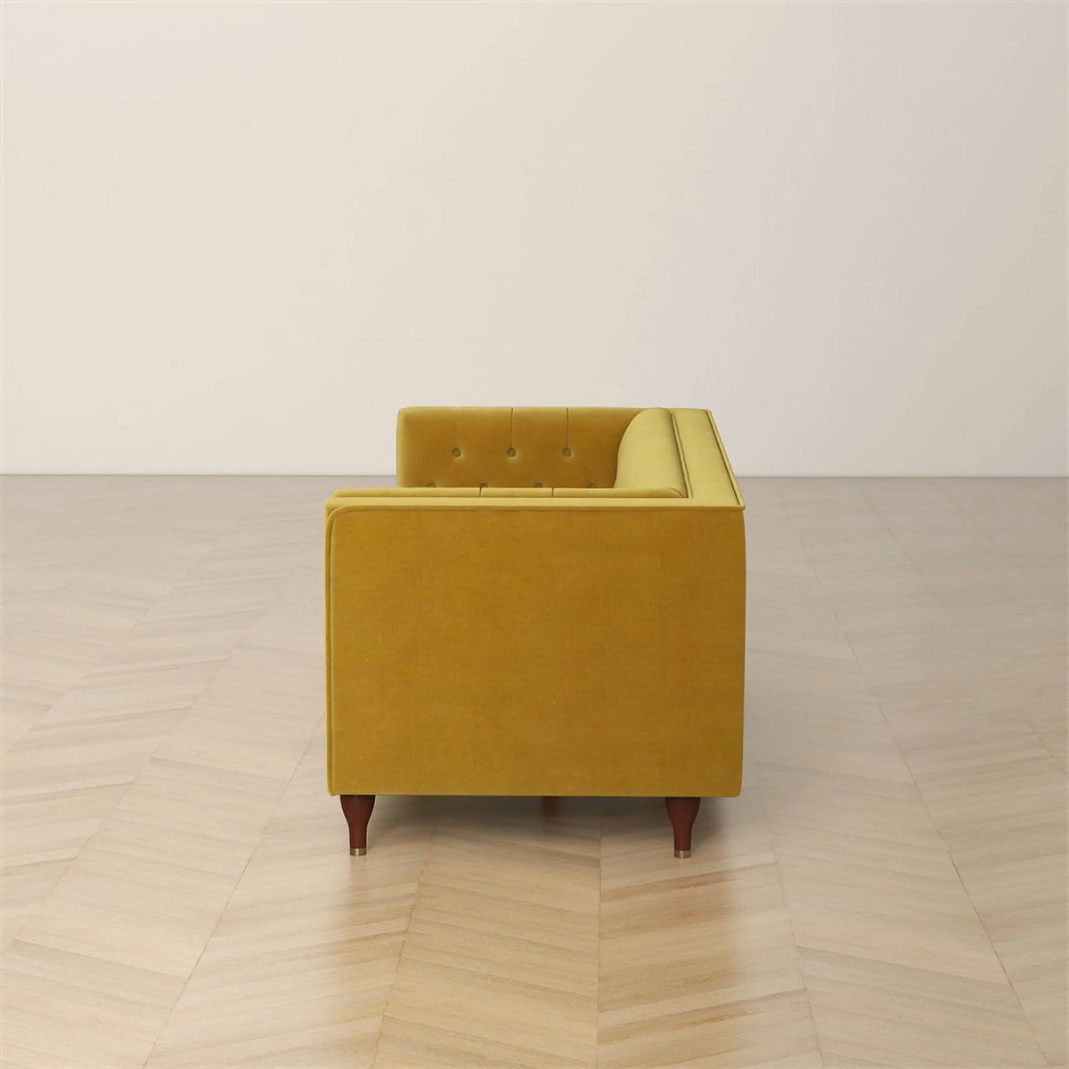 Gold Velvet Upholstered Sofa L746142