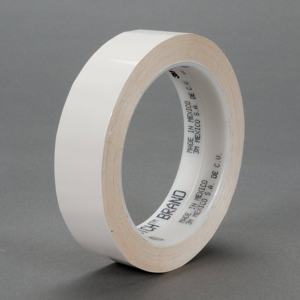 White 1.9 Mil Polyester Film Tape A8913