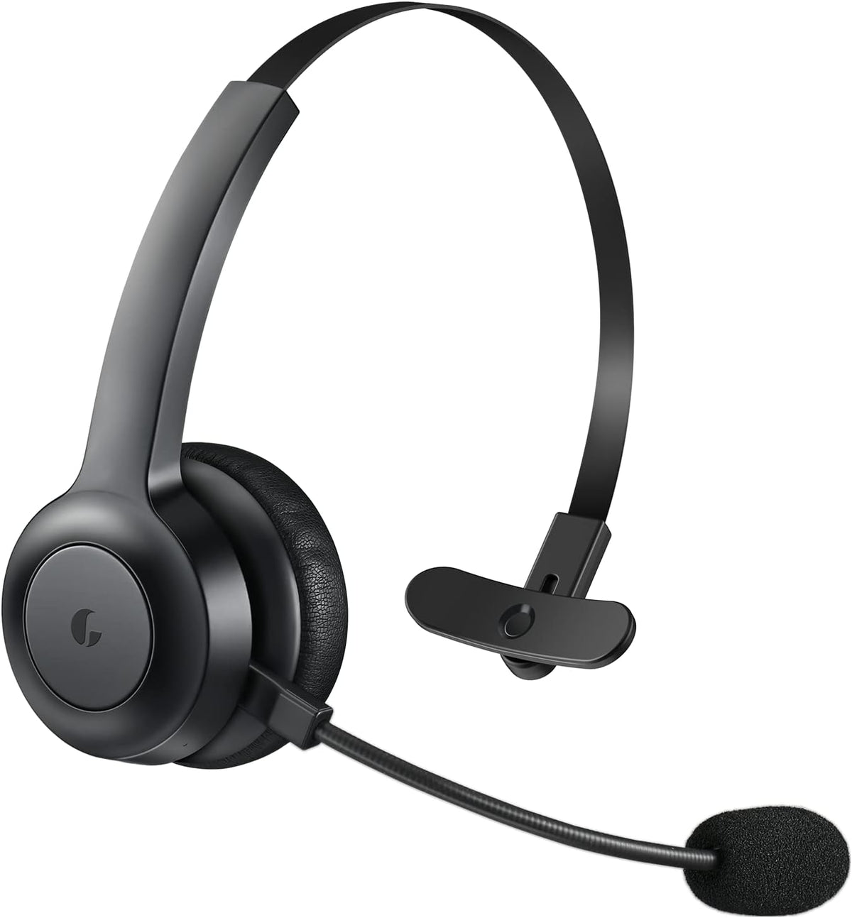 Bluetooth Trucker Headset with Microphone, Wireless On-Ear Headphones G6045