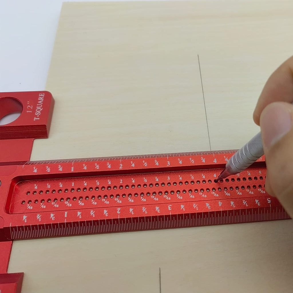 Woodworking Scriber T-Square Ruler 24in E697