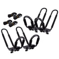 2 Pair Canoe Boat Kayak Roof Rack Carrier J Cross Bar T67204