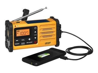 Yellow Portable Stereo Radio V5474
