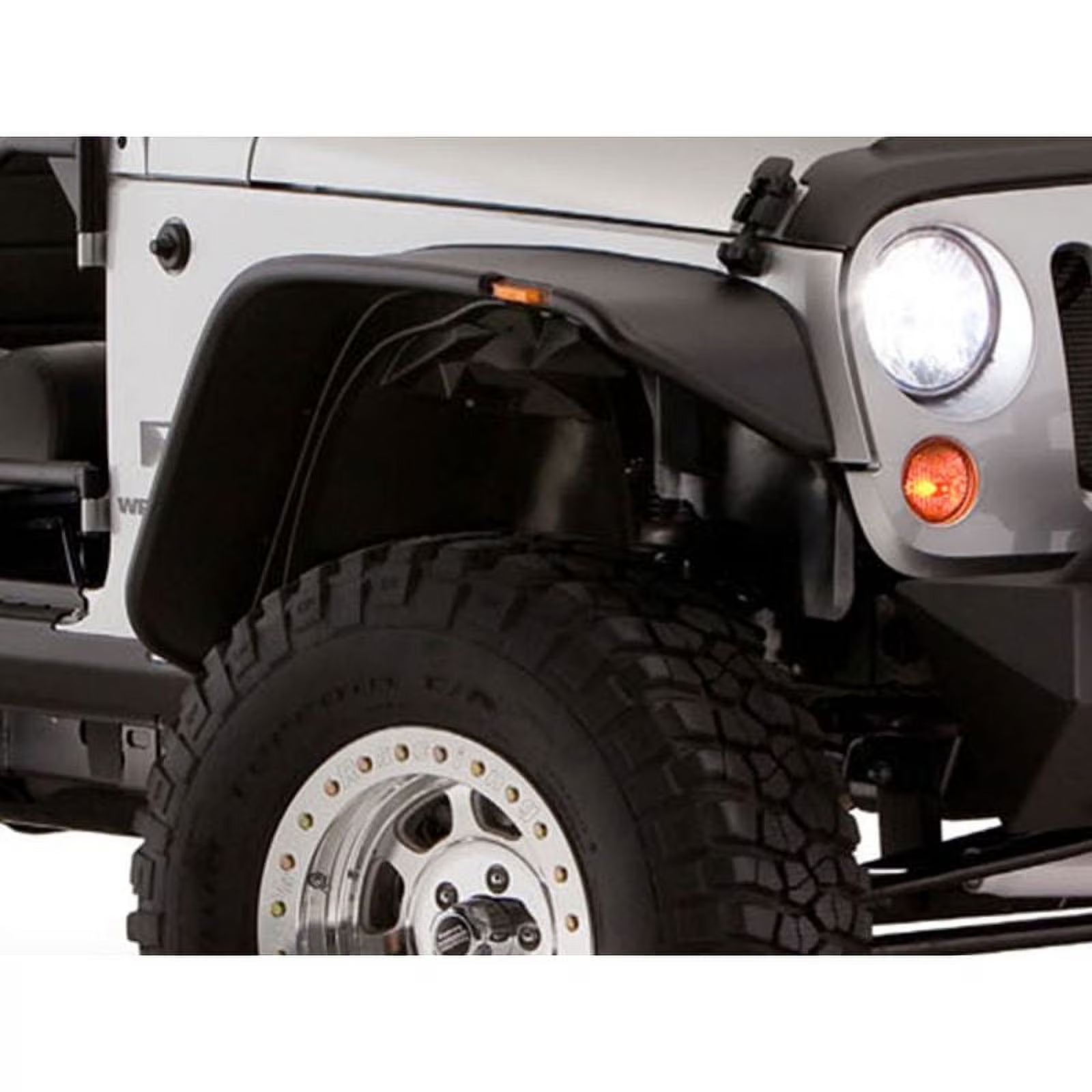 Black Textured Finish 4-Piece Fender Flare Set Y266