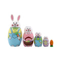 5-Storey Wooden Rabbit Doll Toys H330