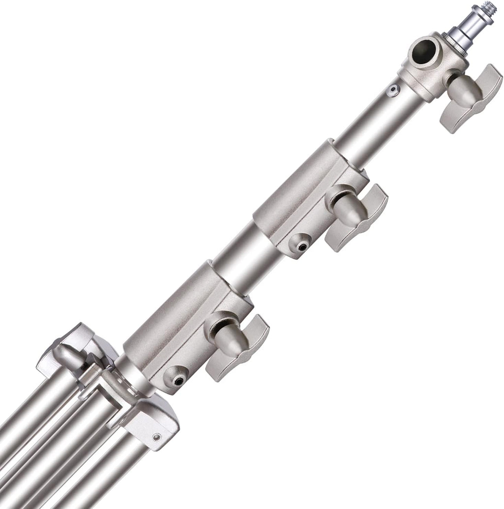 Stainless Steel Light Stand 102 inches Heavy Duty with Universal Adapter X776277