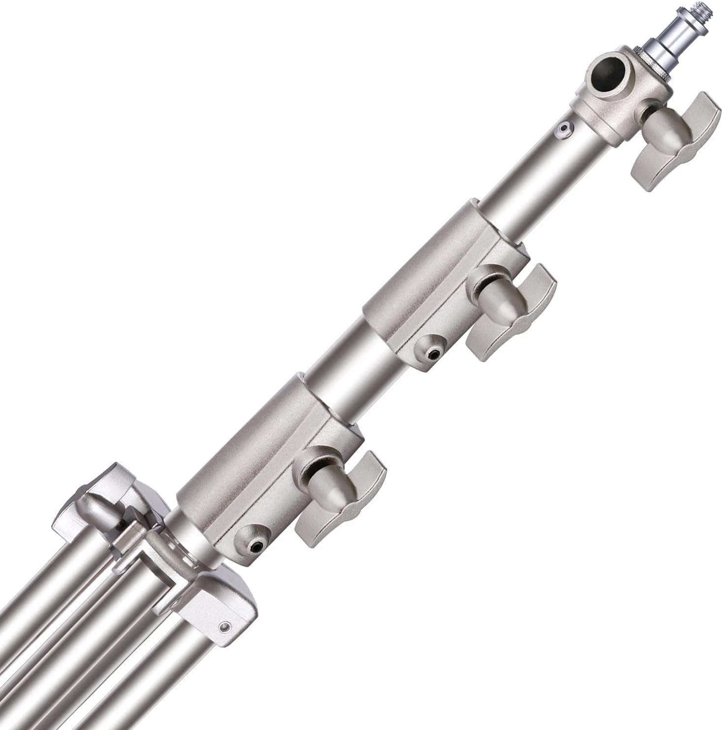 Stainless Steel Light Stand 102 inches Heavy Duty with Universal Adapter X776277
