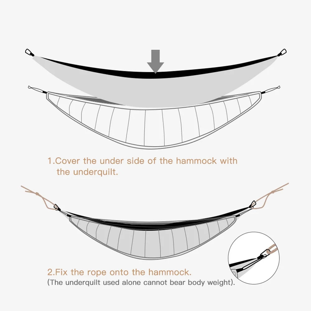 Insulated Portable Hammock Underquilt N435676