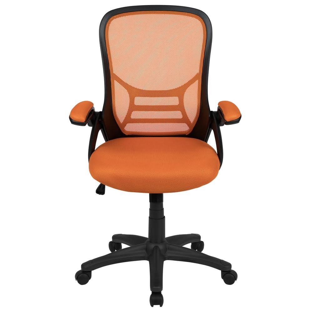 Orange Mesh Office Desk Chair W197687