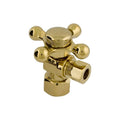Polished Brass Decorative Quarter-Turn Angle Stop W884
