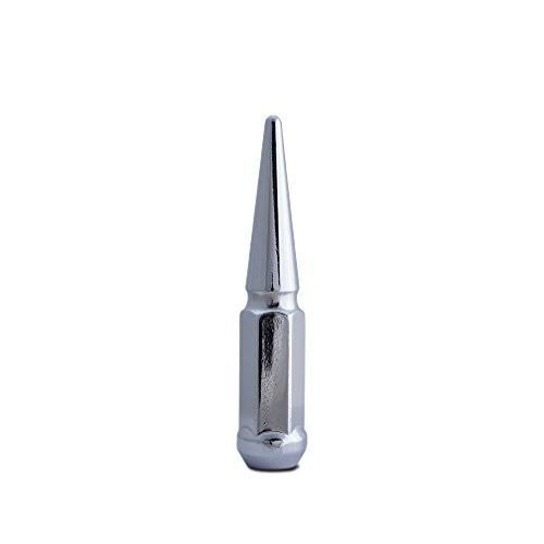Chrome 24 Lugs Spike Kit with 1 Key R38970