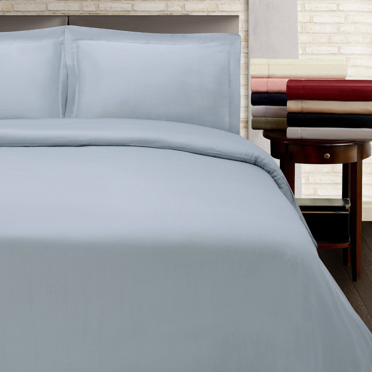 Coral King/Cal King 100% Cotton Duvet Cover Set W1767