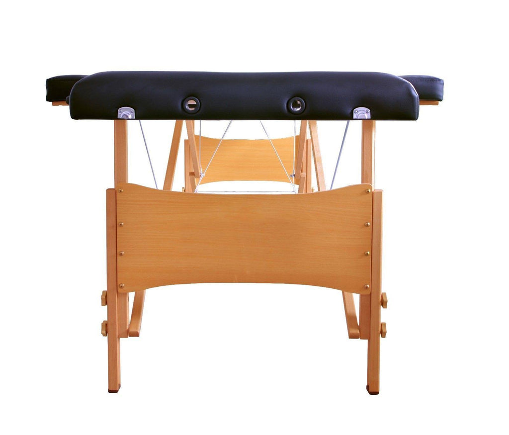 Black Portable Massage Table with Carry Case S632