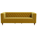 Gold Velvet Upholstered Sofa L746142