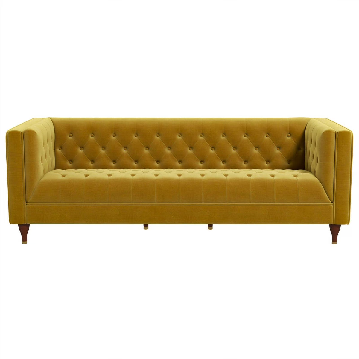 Gold Velvet Upholstered Sofa L746142